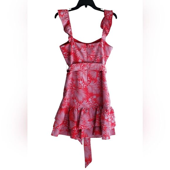 Likely Psychedelic Floral Mini Charlotte Dress Size 4 - Picture 3 of 11